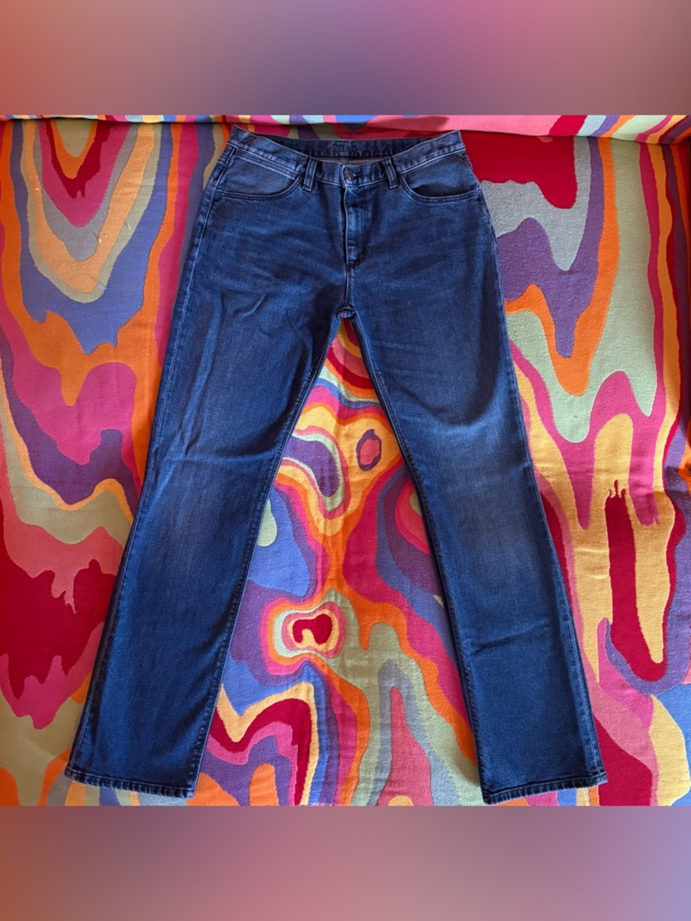 Lacoste Women’s Dark Blue Slim Straight Jeans US Size 31
